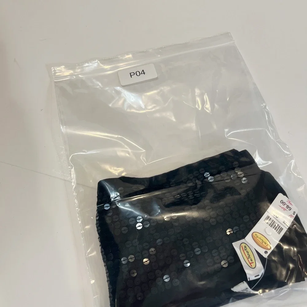 Talbots black silk